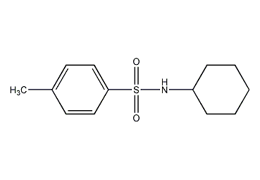 N-环己基对磺酰胺结构式