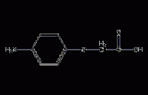 2-(4-氨基苯基硫基)乙酸结构式