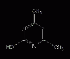 4,6-二甲基-2-羟基嘧啶结构式