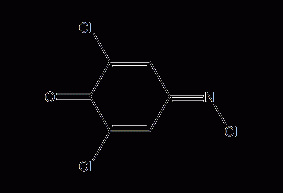 2,6-二氯醌-4-氯亚胺结构式