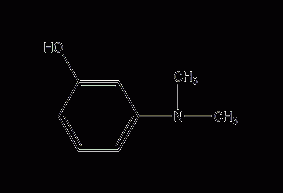 3-二甲氨基苯酚结构式