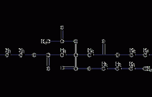 乙酰柠檬酸三丁酯结构式