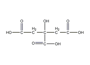 柠檬酸结构式