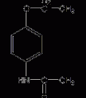 对乙酰氨基苯乙醚结构式