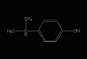 4-异丙基苯酚结构式