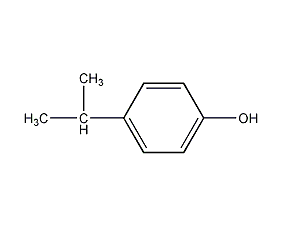 4-异丙基酚结构式