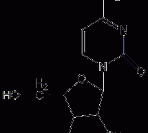 胞嘧啶核苷结构式