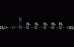 庚酸甲酯结构式