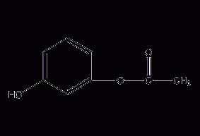 1,3-苯二醇单乙酸酯结构式