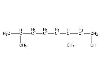 3,7-二甲基-1-辛醇结构式