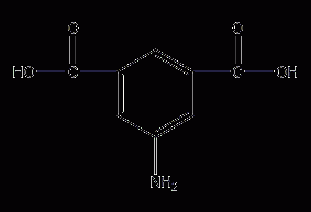 5-氨基间苯二甲酸结构式