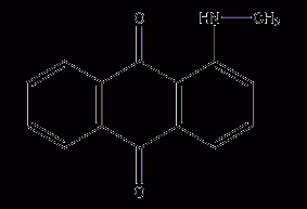 1-甲胺基蒽醌结构式