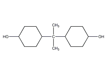 2,2-双(4-羟环己基)丙烷结构式