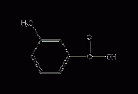 间甲基苯甲酸结构式