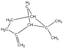 β-蒎烯结构式