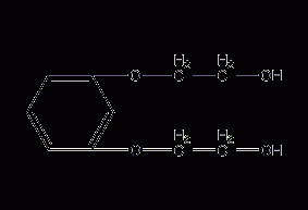 1,3-双(2-羟乙氧基)苯结构式