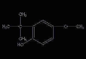 3-叔丁基-4-羟基茴香醚结构式