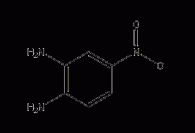 4-硝基邻苯二胺结构式