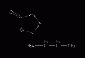 1,4-辛内酯结构式