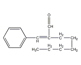 α-己基肉桂醛结构式