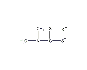 二甲基二硫代氨基甲酸钾结构式