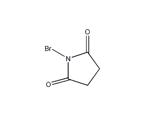 N-溴代丁二酰亚胺结构式