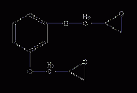 间苯二酚二缩水甘油醚结构式