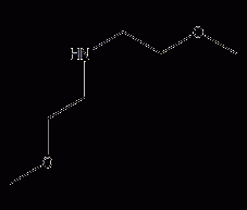 双(2-甲氧基乙基)胺结构式