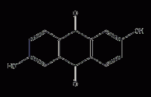 2,6-二羟基蒽醌结构式