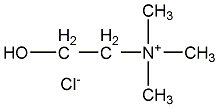 氯化胆碱结构式