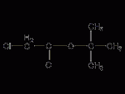 氯乙酸叔丁酯结构式