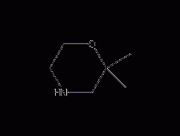 2,6-二甲基吗啉结构式