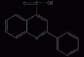 2-苯基-4-喹啉羧酸结构式