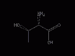 DL-别苏氨酸结构式