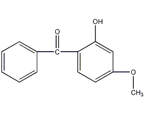 2-羟基-4-甲氧基二甲酮结构式