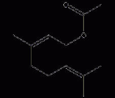 乙酸橙花酯结构式