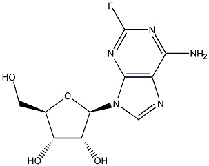 2-氟腺苷结构式