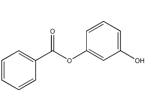 间二酚单甲酸酯结构式