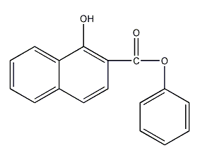 羟基-2-萘甲酸酯结构式