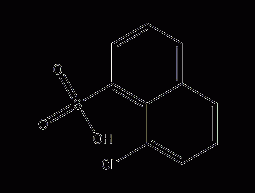 8-氯萘-1-磺酸结构式