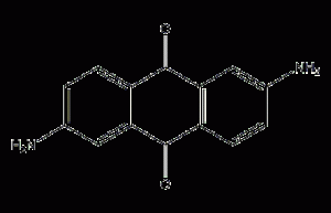 2,6-二氨基蒽醌结构式