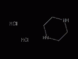 哌嗪二盐酸盐结构式