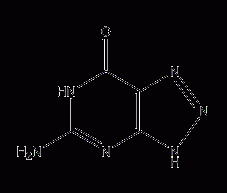 8-氮鸟嘌呤结构式