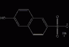 2-萘酚-6-磺酸钠盐结构式