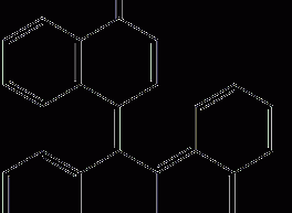 α-萘酚苯甲醇结构式