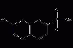 2-萘酚-7-磺酸钠结构式