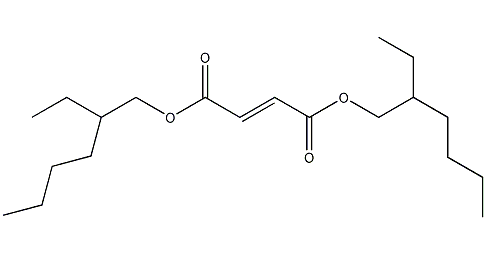 顺丁烯二酸二(2-乙基己)酯结构式