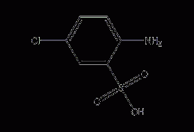 2-氨基-5-氯苯磺酸结构式
