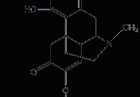 青藤碱结构式