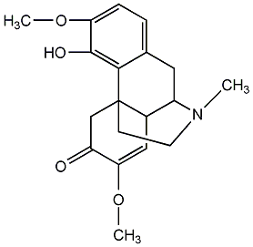 青藤碱结构式